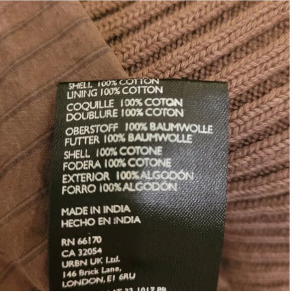 Free People Harley Utility Relaxed Slouchy Oversized Denim Bomber Jacket size L - Picture 8 of 9